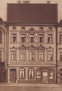 Konditorei Trömel, Syrastraße 2, Geschäftsgründung 5. Februar 1880