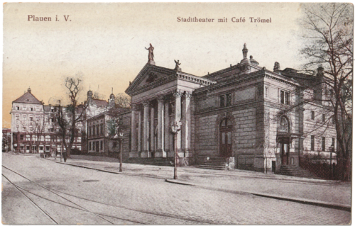 Blick vom Stadttheater, um 1910