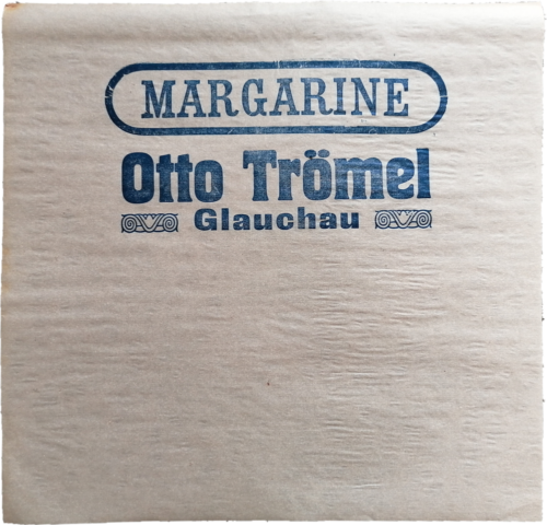 Margarinebogen Otto Trömel Glauchau